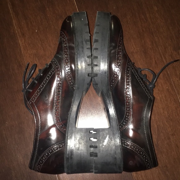 ❤️Sale❤️Zara Track Sole Bluchers, lace up shoes - Picture 7 of 8